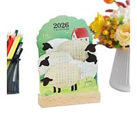 Cronología De Mesa Humorística - Papel Grueso De Calidad Superior, Doble Cuadrícula Grande | Calendario De Escritorio Mensual 2026, Planificador Para Citas, Vacaciones, Desnudo