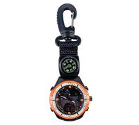 Cronómetro, 1 paquete de reloj de bolsillo multifuncional con brújula y retroiluminación luminosa, temporizador de cuenta regresiva, calendario de alarma para senderismo, camping, deportes al aire