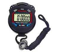 Cronómetro con cronógrafo Digital para Deportes, Impermeable con Tiempo Parcial y Total