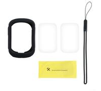 Cronómetro de bicicleta Funda protectora de silicona para Garmin para Edge 130 Ciclismo Computadora Cubierta con absorción de golpes y resistencia a los arañazos (negro)