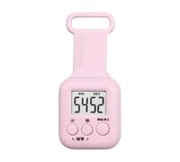 Cronómetro de Tiempo de Bolsillo - Pantalla LED Cuenta Regresiva | Llavero Temporizador Exterior - para Profesores Estudiantes Atletas Cocina Aula Ducha Gimnasio Yoga