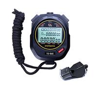 Cronómetro Deportes cronómetro Profesional Digital portátil 0.01 Segundo 60 Memoria Impermeable Cronómetro para Deportes al Aire Libre… Ys-860