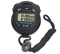 Cronómetro digital - 8 x 6 x 2 cm | Cuenta regresiva electrónica de gran pantalla | Cronómetro con funciones de hora, calendario y alarma para deportes, fitness, coaching, árbitros, entrenamiento