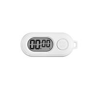 Cronómetro Llavero con Pantalla LCD, Temporizador Digital de Cuenta Regresiva, Reloj de Bolsillo Electrónico Portátil para Llaves, Color