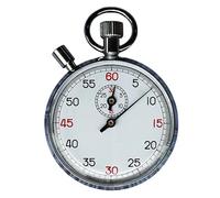 Cronómetro mecánico: cronómetro analógico de Acero Inoxidable 60S para Deportes, Carreras y experimentos de física, analógico