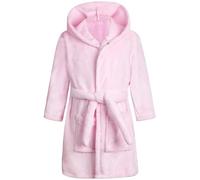 CROOUTN Albornoces Niña Niño Rosa Pijamas y Batas Infantil Textiles de Baño Muchacha Albornoz con Capucha Batas Regalos Suave Ropa de Dormir 2-3 Años