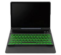 Croovepi Fundas para Teclado para Tableta, Cubierta de Teclado retroiluminada, magnética con Ranura para bolígrafo | para el Trabajo, Escuela, Viajes, Estudio, Negocios, hogar