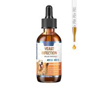 Croovepi Gotas para la piel de los perros, suministros naturales y calmantes para mascotas, 60 ml, reduce la irritación de las gotas de piel del perro, para cachorros, razas pequeñas, medianas y