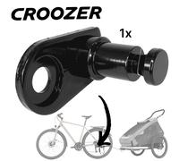 Croozer Click Acoplamiento Para Remolque Bicicleta Kid Plus 2016 Cargo Dog Negro