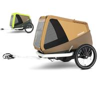 Remolque de bicicleta para perros y gatos Enna Croozer 35 kg ( Amarillo )
