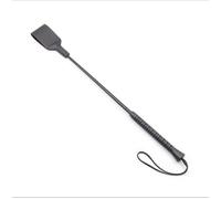 Crop Horse Flogger erótico Látigo de cuero con remaches Paleta larga Sexo SM Bondage Nalgadas Montar Cultivo Juego de rol Coqueteo erótico Esclavo Fetiche Juguete sexual para parejas Adultos