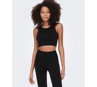 ONLY ONPJAIA Life Lounge CIR Short Top-Noos Camiseta sin Mangas, Black, M/L para Mujer