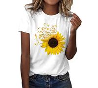 Crop Top Mujer Ofertas Camiseta Holgada con Estampado De Cuello Y Manga Corta De Algodón Versión Clásica para Mujer Camisetas Mujer Originales Grandes Sujetador Camiseta Muj Camiseta Morada Ofertas