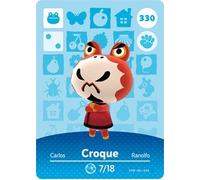 Croque - Nintendo Animal Crossing Happy Home Designer Series 4 Amiibo Card - 330