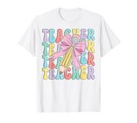Croqueta Maestros Maestros Apreciación Enseñan Clase del Primer día Camiseta gráfica económica, Hombre, Blanco, M
