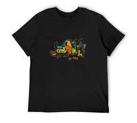 Crosby Stills Nashyo Ung So Far Album Cover Unisex Printed T-Shirt Mens Black tee Shirt M