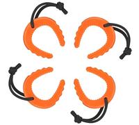 Crosize Paquete de 4 Topes de Puerta de Primeros Auxilios, Atasco para Fuerzas del Orden, Policía, Servicios Médicos de Emergencia - Naranja