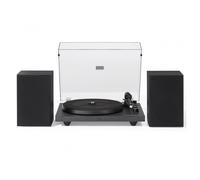 Crosley C62 Shelf System With Bluetooth Out Black