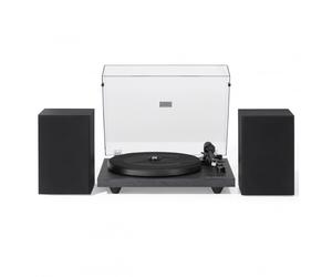 Crosley C62 Shelf System With Bluetooth Out Black