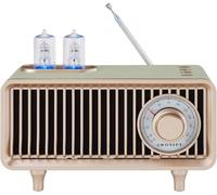 Crosley CR3043A-MT Milton - Radio FM portátil Recargable con Receptor Bluetooth y reproducción USB, Color Menta