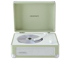 Crosley CR3505A-MT Cruiser - Reproductor de CD portátil Retro con Altavoces Bluetooth estéreo y Radio FM, Color Menta