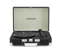 Crosley Cruiser Plus - Tocadiscos portátil, Reproductor de Discos Bluetooth, Reproductor de Vinilo de Maleta de 3 velocidades, Tocadiscos para el hogar para Discos de Vinilo, Altavoces estéreo