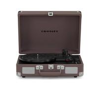 Crosley Cruiser Plus Tocadiscos con 2 Altavoces, Bluetooth y AUX - Tocadiscos Vintage de 3 velocidades - para vinilos de 7", 10" y 12" - Portátil con Funda integrada (Morado)