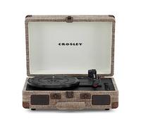Crosley Cruiser Plus - Tocadiscos portátil, Reproductor de Discos Bluetooth, Reproductor de Vinilo de Maleta de 3 velocidades, Tocadiscos para el hogar para Discos de Vinilo, Altavoces estéreo