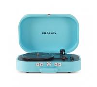 Crosley Discovery - Tocadiscos portátil, reproductor de discos Bluetooth, reproductor de vinilo de maleta de 3 velocidades, tocadiscos para el hogar para discos de vinilo, altavoces estéreo integrados