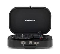 Crosley Discovery - Tocadiscos portátil, reproductor de discos Bluetooth, reproductor de vinilo de maleta de 3 velocidades, tocadiscos para el hogar para discos de vinilo, altavoces estéreo integrados
