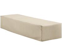 Crosley Furniture CO7506-TA - Funda de Vinilo Reforzado de Calibre Pesado para Tumbona para Exteriores, Color marrón