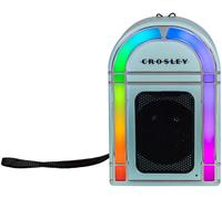 Crosley Mini Jukebox - Altavoz Bluetooth portátil con más de 8 Horas de reproducción, Altavoz inalámbrico de Viaje para Interiores con Luces, diseño Retro con Audio Atrevido, Altavoces Recargables