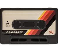 Crosley Retro Cassette - Altavoz Bluetooth portátil con más de 6 Horas de reproducción, Altavoz inalámbrico para Interiores y Exteriores, diseño Vintage Mixtape de los años 80 con Estuche de