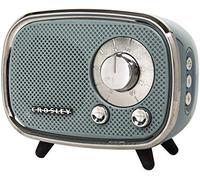 Crosley Rondo - Altavoz Bluetooth Retro - Altavoz Bluetooth portátil inalámbrico, batería Recargable, 3 W para el hogar, Altavoz al Aire Libre, reproducción de música de 27 Horas, micrófono, Llamadas