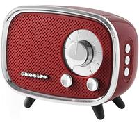 Crosley Rondo - Altavoz Bluetooth Retro - Altavoz Bluetooth portátil inalámbrico, batería Recargable, 3 W para el hogar, Altavoz al Aire Libre, reproducción de música de 27 Horas, micrófono, Llamadas