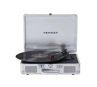 Crosley Tocadiscos portátil Cruiser Bluetooth, Plateado