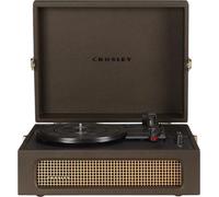 Crosley Voyager - Tocadiscos portátil, reproductor de discos Bluetooth, reproductor de vinilo de maleta de 3 velocidades, tocadiscos para el hogar para discos de vinilo, altavoces estéreo integrados y