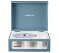 Crosley Voyager - Reproductor de CD portátil con Bluetooth, Altavoces estéreo Integrados y Radio FM, Reproductores de CD Recargables para el hogar, la Oficina y los Viajes con Conector para