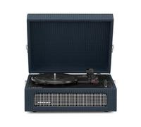 Crosley Voyager - Tocadiscos portátil, reproductor de discos Bluetooth, reproductor de vinilo de maleta de 3 velocidades, tocadiscos para el hogar para discos de vinilo, altavoces estéreo integrados y