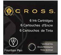 Cross 8921 - Recambio de bolígrafo (Negro, Pluma estilográfica, 6 pieza(s))