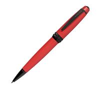 Cross Bolígrafo Bailey lacado rojo mate con cita PVD negro pulido