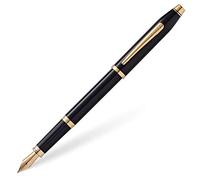 Cross Century II 419-1MF - Pluma estilográfica con detalles en oro de 23 K, color negro