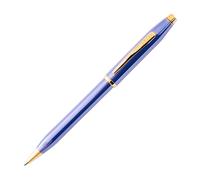 Cross Century II - Bolígrafo (trazos M, tinta negra, incluye caja de regalo), color azul y dorado