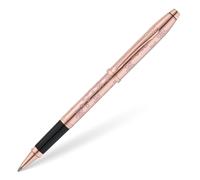 Cross Century II Cherry Blossom - Bolígrafo roller (trazos M, color de escritura: negro, incluye caja de regalo), color oro rosa lacado, herrajes de acero inoxidable chapado en oro rosa