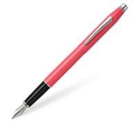 Cross Classic Century Coral Pearlescent Lacquer Pluma estilográfica con detalles de cromo pulido