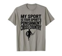 Cross Country Gift My Sport is Your Sports Castigo Runner Camiseta