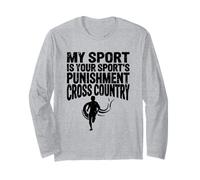 Cross Country Gift My Sport is Your Sports Castigo Runner Manga Larga