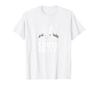 Cross Country Mamá: I Can't My Kid Has Cross Country Camiseta, Hombre, Blanco, XXL
