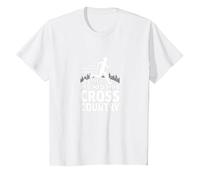 Cross Country Mamá: I Can't My Kid Has Cross Country Camiseta, Niños, Blanco, 12 años