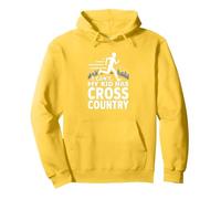 Cross Country Mamá: I Can't My Kid Has Cross Country Sudadera con Capucha, Unisex para Adultos, Limón, S